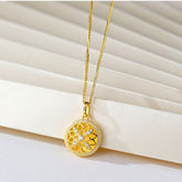 925 Silber Personalisierte Foto Medaillon Kette mit Bilder & Text– Runder Anhänger mit Hohle Blume Zirkonia, Erinnerungs Geschenk für Sie